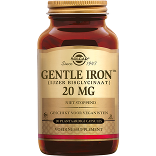 Solgar Gentle Iron (IJzer) 20 mg Capsules 90VCP Solgar Gentle Iron (IJzer) 20 mg Capsules 90VCP
