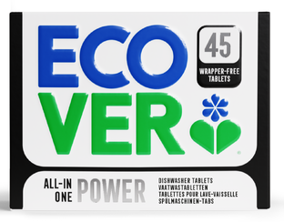 De Online Drogist Ecover All-In-One Power Vaatwastabletten 45ST aanbieding