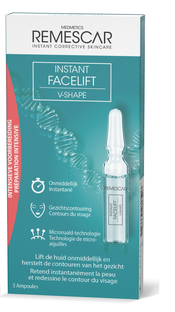 Remescar Instant Facelift V-Shape Ampullen 10ML Remescar Instant Facelift V-Shape Ampullen 10ML
