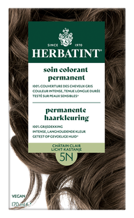 Herbatint Permanente Haarkleuring 5N Licht Kastanje 170ML Herbatint Permanente Haarkleuring 5N Licht Kastanje 170ML