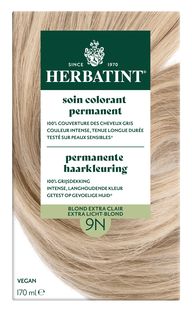 Herbatint Permanente Haarkleuring 9N Honingblond 170ML Herbatint Permanente Haarkleuring 9N Honingblond 170ML
