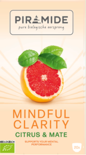 Piramide Mindful Clarity Citrus & Mate Thee 20ZK Piramide Mindful Clarity Citrus & Mate Thee 20ZK
