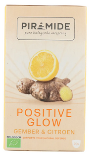 Piramide Positive Glow Gember & Citroen Thee 20ZK Piramide Positive Glow Gember & Citroen Thee 20ZK