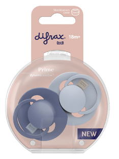 Difrax LOVI Prime Pacifier 18+ Months - Blue 2ST Difrax LOVI Prime Pacifier 18+ Months - Blue 2ST