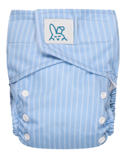 Bumbuns Easy Herbruikbare Luier Stripes Blue Sky Klittenband 1ST Bumbuns Easy Herbruikbare Luier Stripes Blue Sky Klittenband 1ST