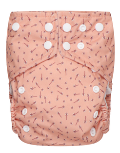 Bumbuns Easy Herbruikbare Luier Dandelion Apricot Drukknopen 1ST Bumbuns Easy Herbruikbare Luier Dandelion Apricot Drukknopen 1ST
