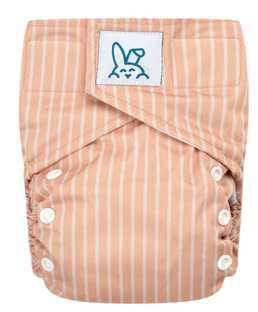 Bumbuns Easy Herbruikbare Luier Stripes Apricot Klittenband 1ST Bumbuns Easy Herbruikbare Luier Stripes Apricot Klittenband 1ST
