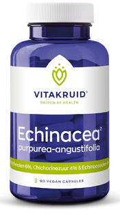 De Online Drogist Vitakruid Echinacea 600 purpurea (4%) angustifolia (6% 4%) 90VCP aanbieding