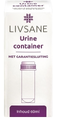 Livsane Urine Container 60ml 1ST Livsane Urine Container 60ml 1ST