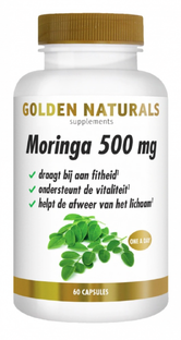 Golden Naturals Moringa 500mg Capsules 60CP  Golden Naturals Moringa 500mg Capsules 60CP