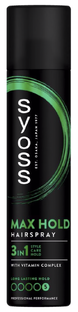 De Online Drogist Syoss 3in1 Max Hold Hairspray Hold 5 300ML aanbieding