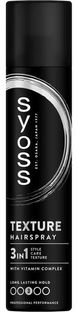 De Online Drogist Syoss 3in1 Texture Hairspray Hold 3 300ML aanbieding