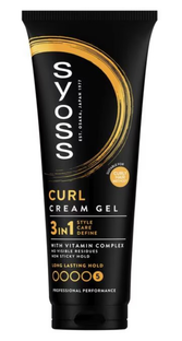 Syoss Curl 3in1 Cream Gel Hold 5 250ML Syoss Curl 3in1 Cream Gel Hold 5 250ML