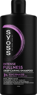 Syoss Intense Fullness Deep Caring Shampoo 3% Niacinamide 440ML Syoss Intense Fullness Deep Caring Shampoo 3% Niacinamide 440ML