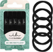 Invisibobble Hair Tie Black 5ST verpakking met elastieken Invisibobble Hair Tie Black 5ST verpakking met elastieken