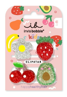 Invisibobble Kids Clipstar Frutti Fun 4ST Invisibobble Kids Clipstar Frutti Fun 4ST