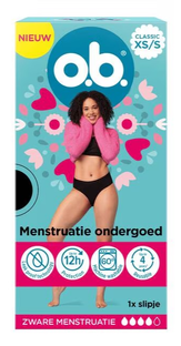 OB Menstruatie Ondergoed Classic XS/S 1ST OB Menstruatie Ondergoed Classic XS/S 1ST