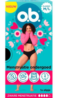 OB Menstruatie Ondergoed Classic M/L 1ST OB Menstruatie Ondergoed Classic M/L 1ST