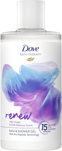 Dove Bath Therapy Renew Bath & Shower Gel Wild Violet & Pink Hibiscus Scent 400ML Dove Bath Therapy Renew Bath & Shower Gel Wild Violet & Pink Hibiscus Scent 400ML
