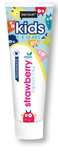 Sence Beauty Vegan Toothpaste Kids Strawberry Flavoured 3-8 Years 75ML Sence Beauty Vegan Toothpaste Kids Strawberry Flavoured 3-8 Years 75ML