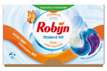 Robijn Stralend Wit 3-in-1 Wascapsules 15ST Robijn Stralend Wit 3-in-1 Wascapsules 15ST