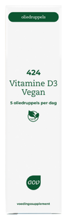 AOV 424 Vitamine D3 Vegan Druppels 15ML AOV 424 Vitamine D3 Vegan Druppels 15ML