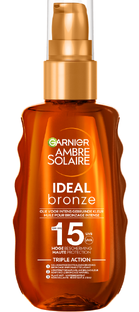 Garnier Ambre Solaire Ideal Bronze SPF15 Olie 150ML Garnier Ambre Solaire Ideal Bronze SPF15 Olie 150ML