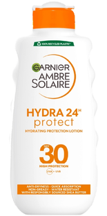 Garnier Ambre Solaire Hydra 24h Protect SPF30 Zonnemelk 175ML Garnier Ambre Solaire Hydra 24h Protect SPF30 Zonnemelk 175ML