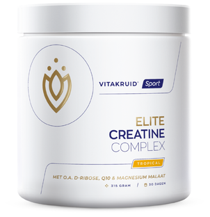 Vitakruid Elite Creatine Monohydraat Complex - Tropical 315GR Vitakruid Elite Creatine Monohydraat Complex - Tropical 315GR