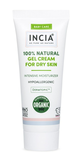 Incia Baby Care 100% Natural Gel Cream For Dry Skin 60ML 