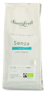 Simon Levelt Senza Decaf Full & Fragrant No.5 250GR Simon Levelt Senza Decaf Full & Fragrant No.5 250GR