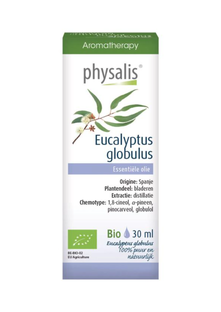 Physalis Aromatherapy Eucalyptus Globulus Essentiele Olie Bio 30ML Physalis Aromatherapy Eucalyptus Globulus Essentiele Olie Bio 30ML