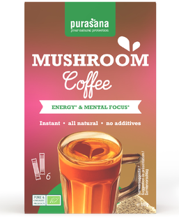 Purasana Instant Mushroom Coffee 18GR 