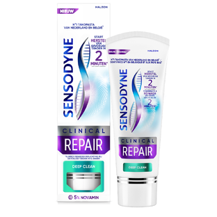 Sensodyne Clinical Repair Deep Clean Tandpasta 75ML Sensodyne Clinical Repair Deep Clean Tandpasta 75ML