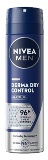 Nivea Men Derma Dry Control Anti-Transpirant Spray 150ML  Nivea Men Derma Dry Control Anti-Transpirant Spray 150ML