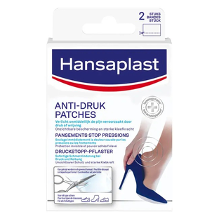 Hansaplast Anti-Druk Patches 2ST Hansaplast Anti-Druk Patches 2ST