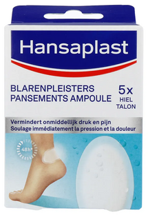 Hansaplast Blarenpleisters Hiel 5ST Hansaplast Blarenpleisters Hiel 5ST