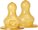 BIBS Medium Flow 2+ Maanden Flessenspenen 2ST Afbeelding twee flessenspenen