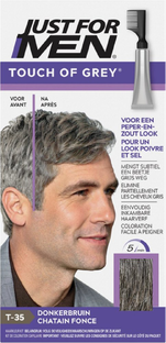 Just For Men Touch of Grey T-35 Donkerbruin 1ST 