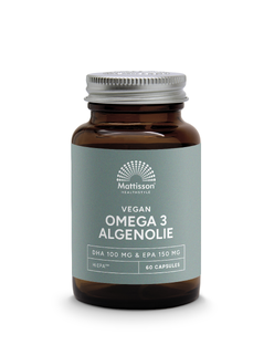 Mattisson HealthStyle Vegan Omega 3 Algenolie Capsules 60CP Mattisson HealthStyle Vegan Omega 3 Algenolie Capsules 60CP