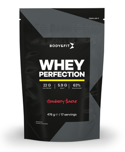 Body & Fit Whey Perfection Strawberry 476GR Body & Fit Whey Perfection Strawberry 476GR