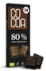 Cocoa 80% Dark Chocolate Reep 40GR Verpakking met inhoud Cocoa 80% Dark Chocolate Reep 40GR Verpakking met inhoud