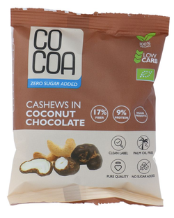 Cocoa Coconut Chocolate Cashews 70GR Cocoa Coconut Chocolate Cashews 70GR