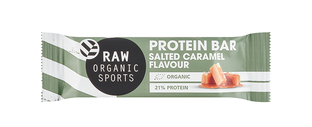Raw Organic Sports Proteine Bar Salted Caramel 47GR Raw Organic Sports Proteine Bar Salted Caramel 47GR