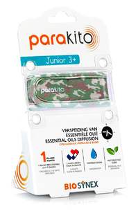 ParaKito Anti-Muggen Armband Camouflage Junior 3+ 1ST ParaKito Anti-Muggen Armband Camouflage Junior 3+ 1ST