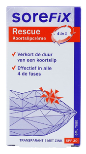 SoreFix Rescue Koortslipcrème 6ML SoreFix Rescue Koortslipcrème 6ML