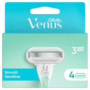 Gillette Venus Smooth Sensitive Scheermesjes 4ST 