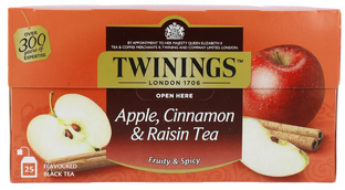 Twinings Apple, Cinnamon & Raisin Thee 25ZK Twinings Apple, Cinnamon & Raisin Thee 25ZK