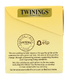 Twinings Earl Grey Thee Decaffeinated 25ZK zijkant verpakking