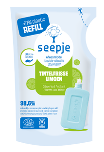 Seepje Afwasmiddel Tintelfrisse Limoen Navulling 500ML Seepje Afwasmiddel Tintelfrisse Limoen Navulling 500ML